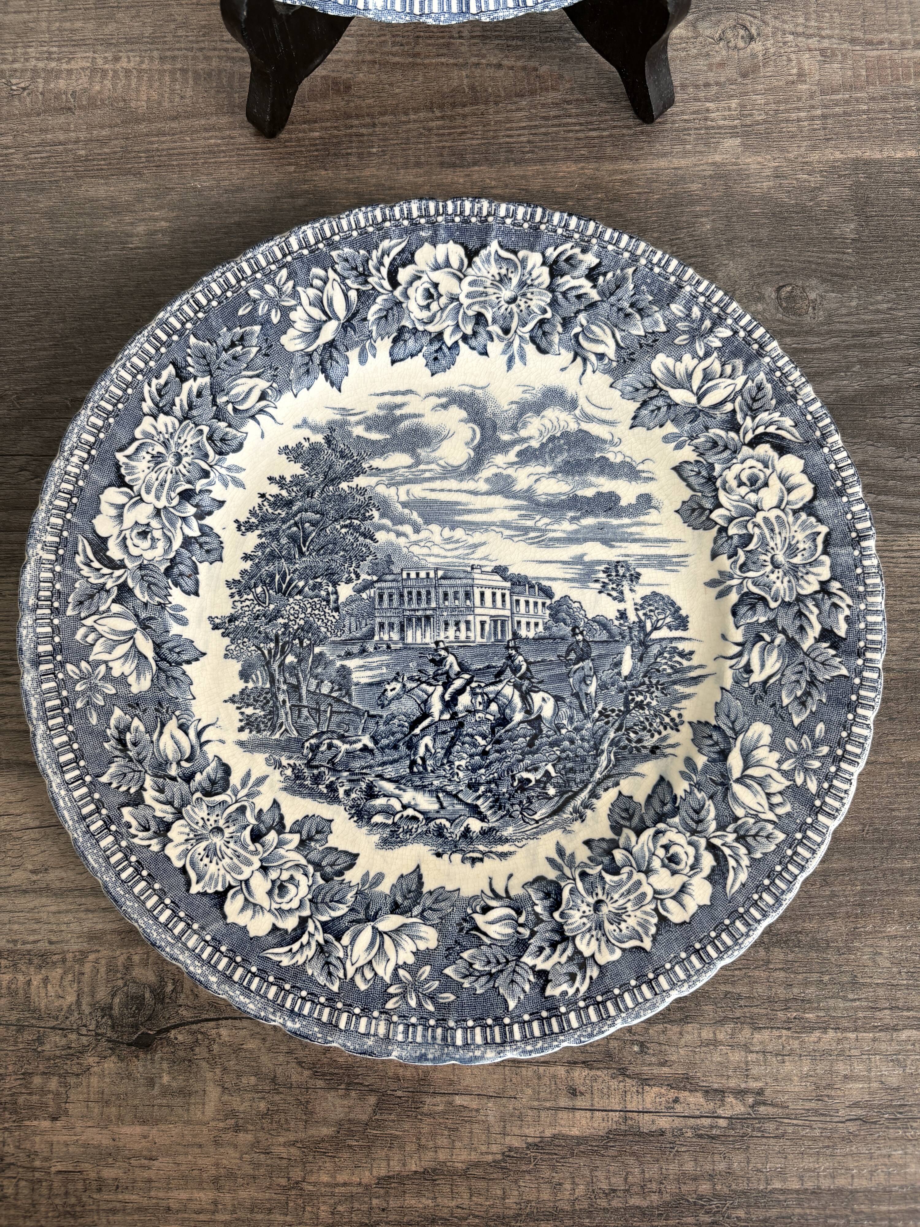 Set of 2 England's Heritage porcelain plates