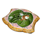 Onnaing? Art Nouveau slipware trivet with bird decoration, ceramic trivet, 1910