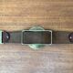 Mid-Century Bronze and Leather Armrest Bowl or Ashtray, 1960s