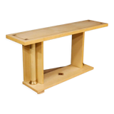 Italian console in exotic wood from 20th century
