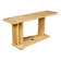 Console italienne en bois exotique du 20ème siècle
