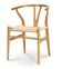 LIV Scandinavian chair in natural wood and rope