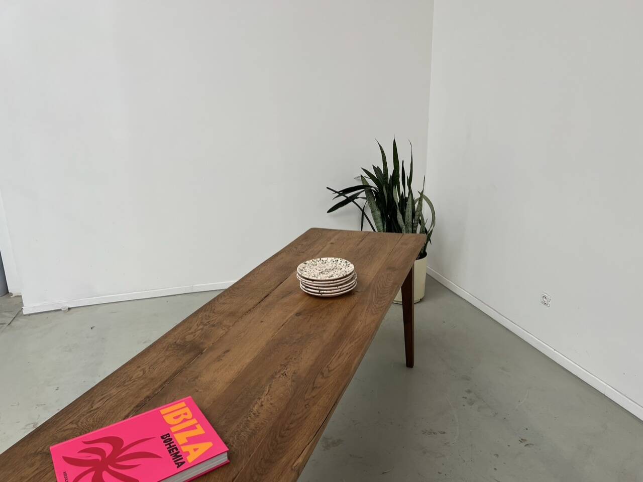 Oak farm table 220cm