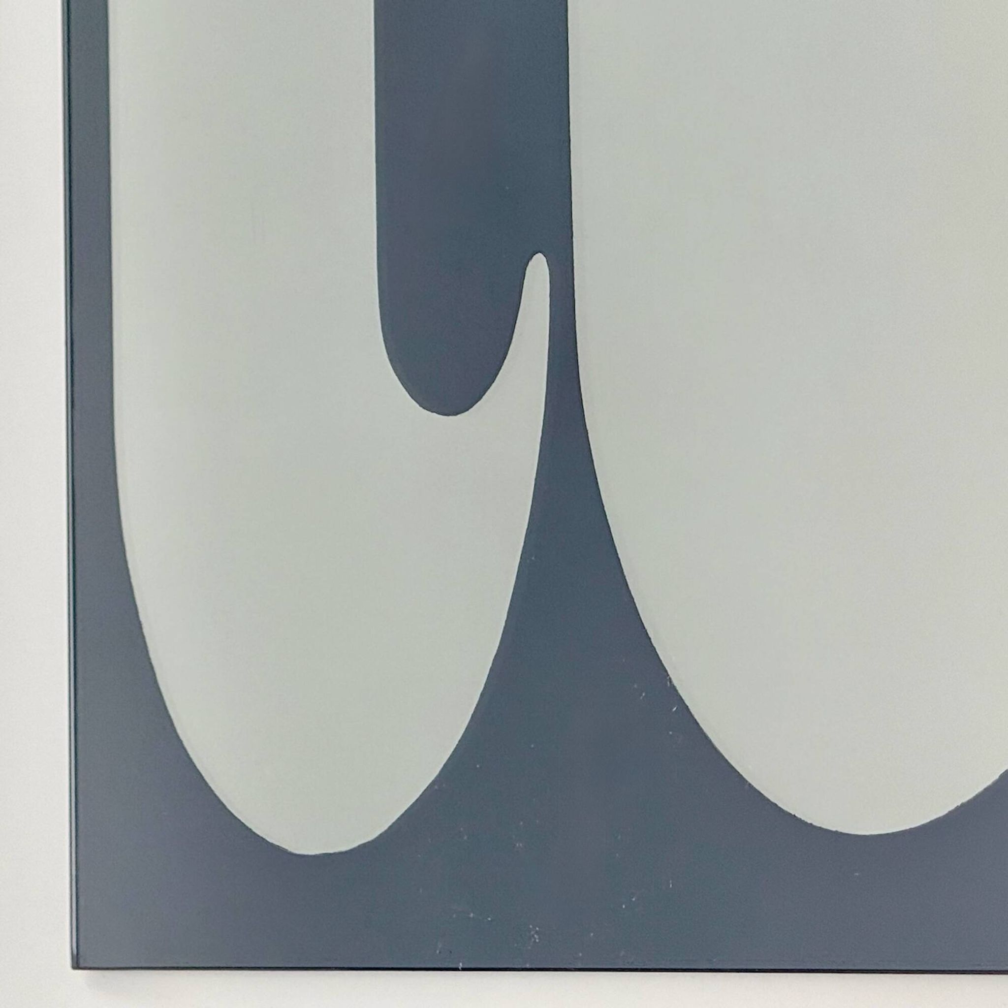 Miroir typographique IO par Giuseppe Raimondi, années 1970