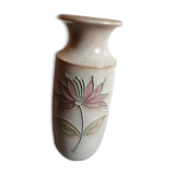 Large vase in fatty lava signed SCHEURICH