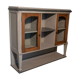 Hanging furniture with glass doors