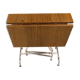 Table en formica marron pliante