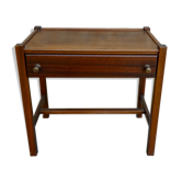 Chevet en bois foncé des années 60, style scandinave