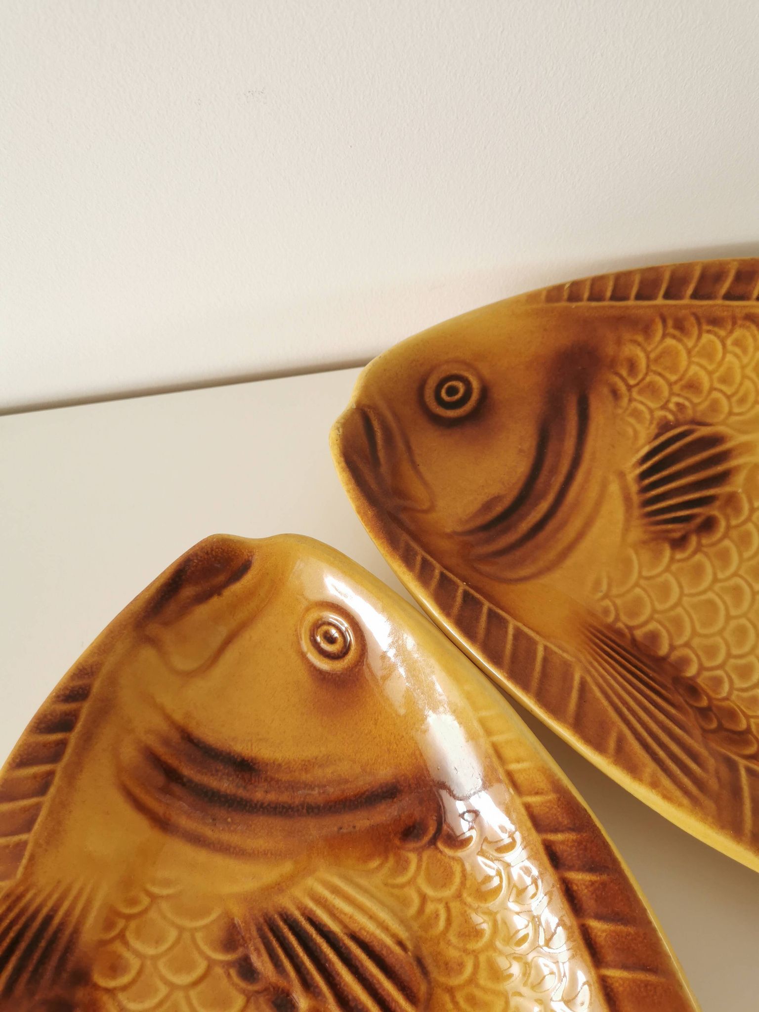 Vintage Fish Serving Plate: KIL Yugoslavia Mid-Century Tableware