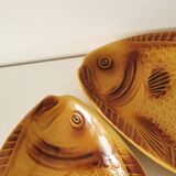 Vintage Fish Serving Plate: KIL Yugoslavia Mid-Century Tableware