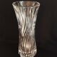 Vase rouleau en cristal taillé Val Saint Lambert