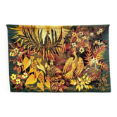 Wool wall tapestry by Hervé Lelong, 1970