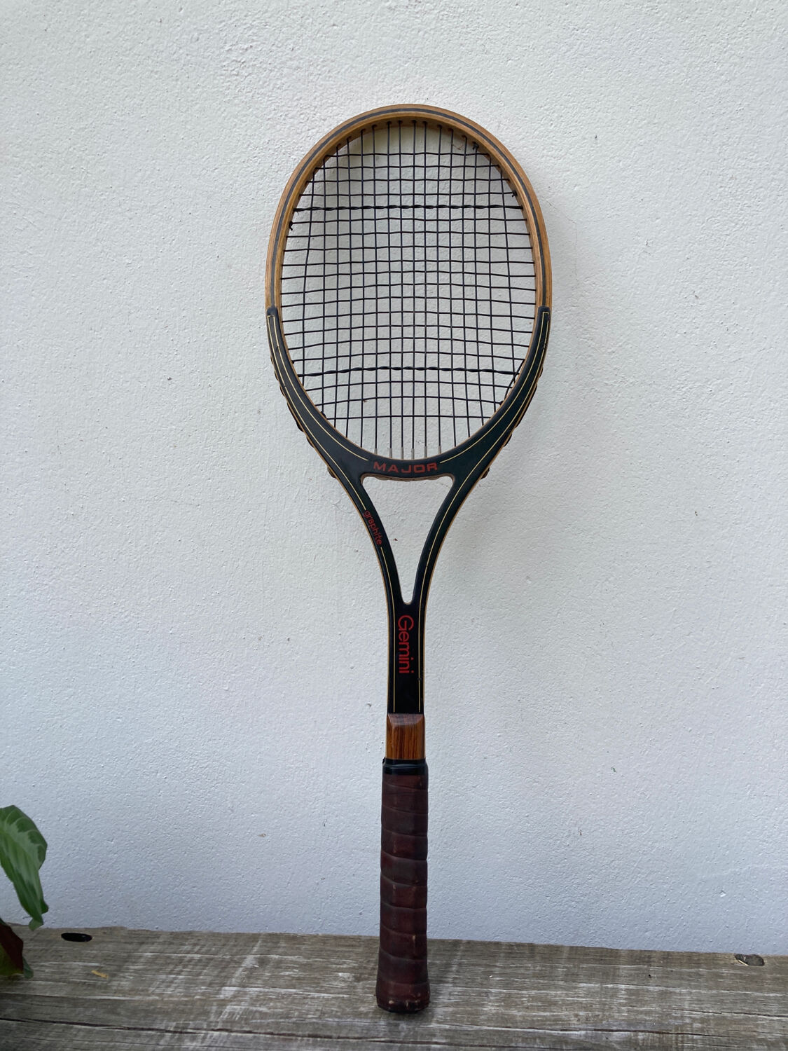 Gemini Major Graphite wooden tennis racket
