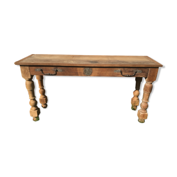 Console in ash and false drawer