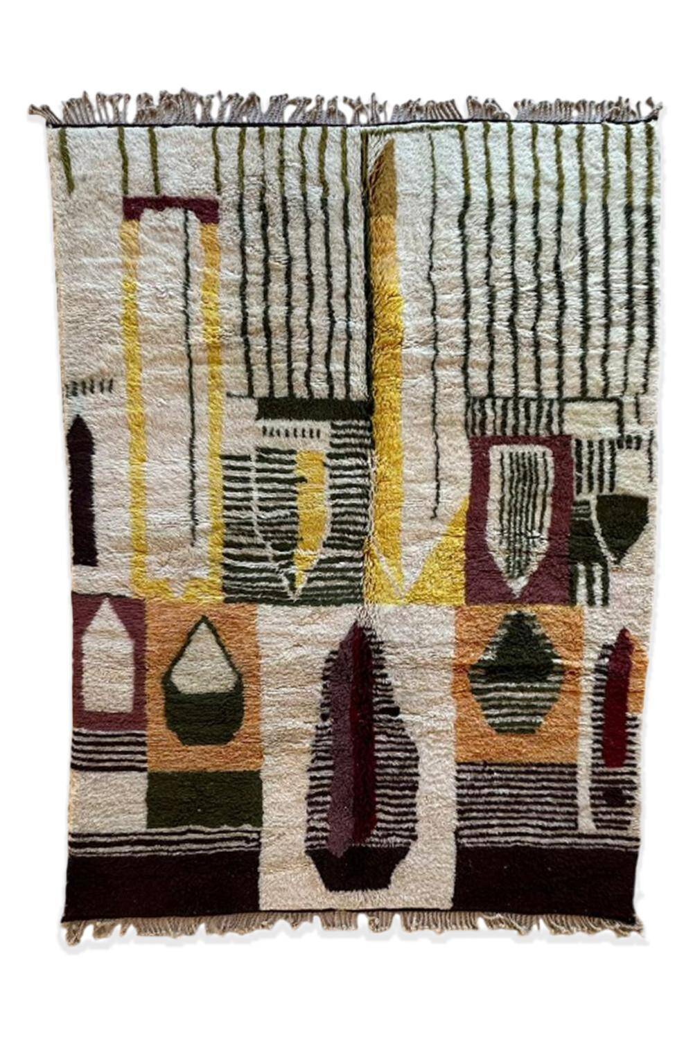 Contemporary Beni M'Rirt Rug - 292 x 216 cm