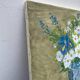 Oil painting on canvas, bouquet of flowers