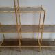 Shelf "false bamboo" 80 years gold metal