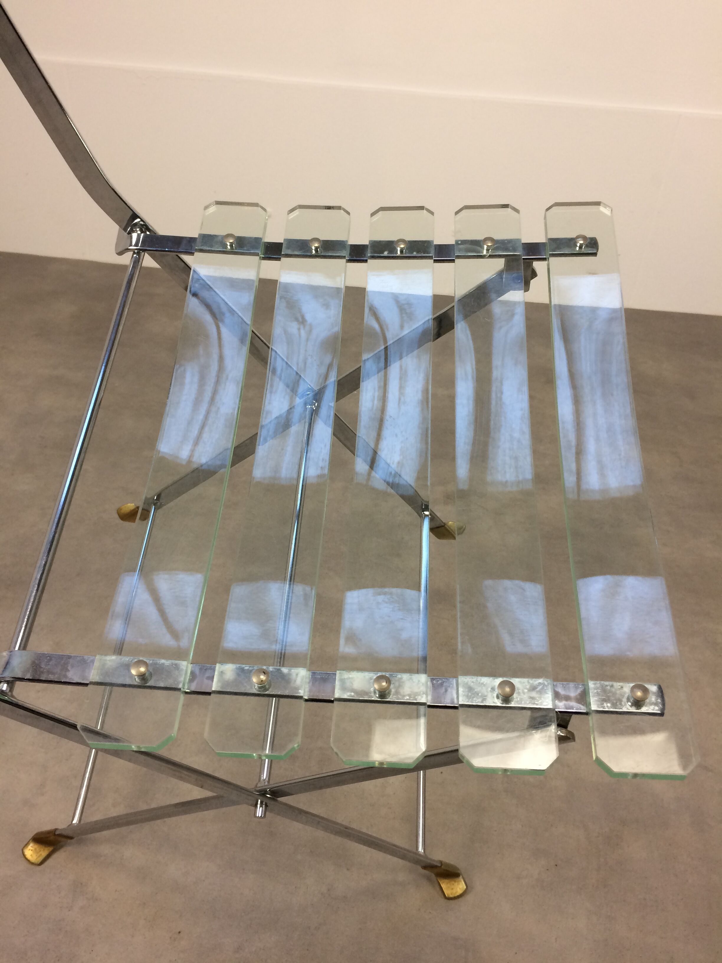 Plexiglas chair by Lebovici and Berthet for Marais International, series "Les Invisibles"