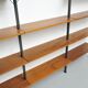 Swedish walnut shelving system by Pira, 1960s
