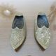 Pair of brass slipper ashtrays 60s 70s