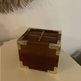 Box for wood and cork coasters