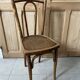 Chaise bistrot assise coquelicot, 1900