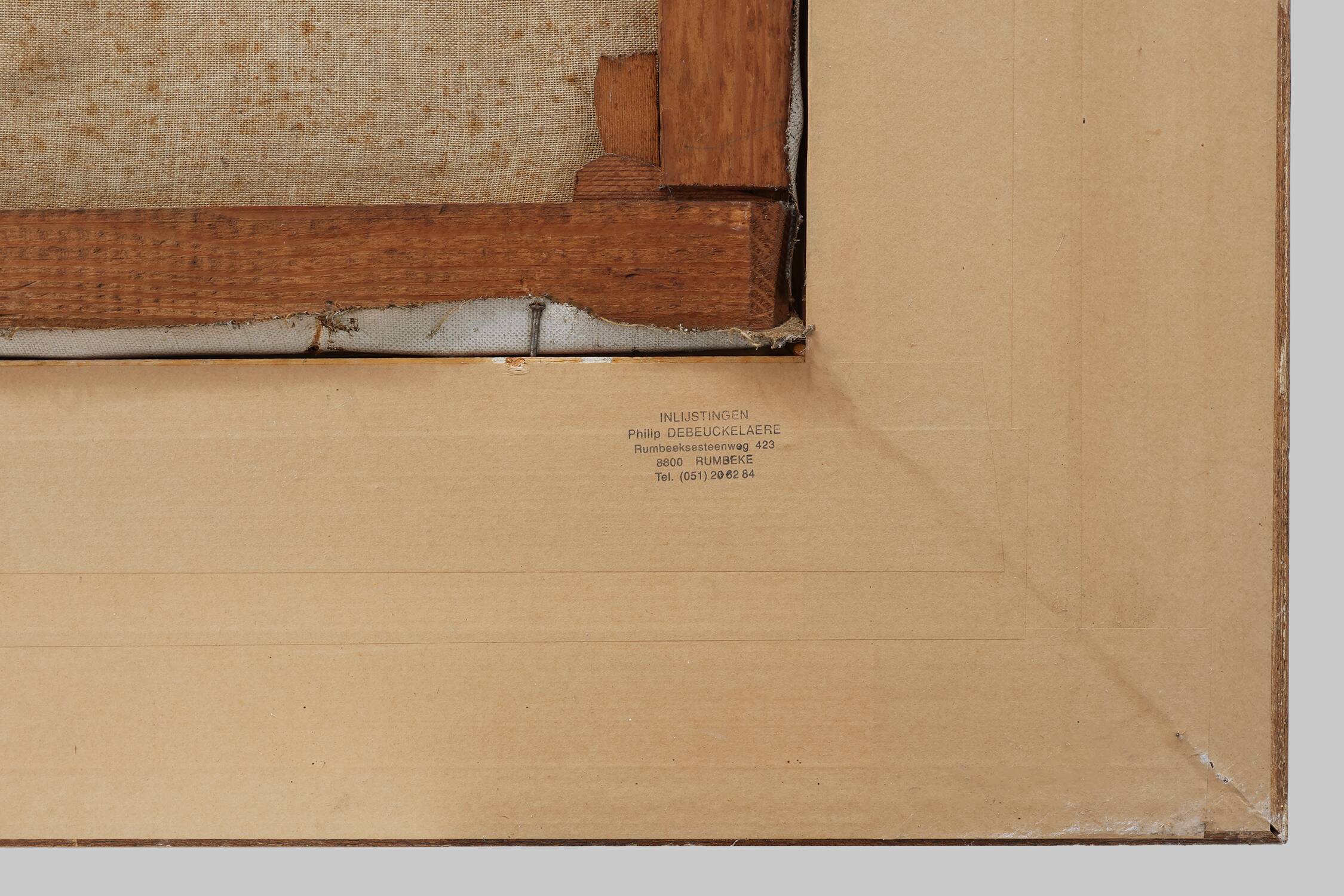 Signed French Oil on Canvas painting of a forest, Paris, 1926