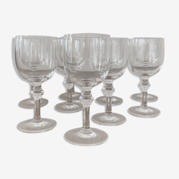 9 crystal wine glasses