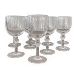 9 crystal wine glasses