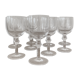 9 crystal wine glasses