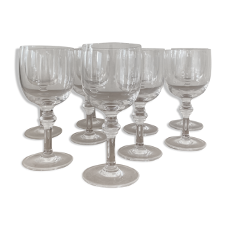 9 crystal wine glasses