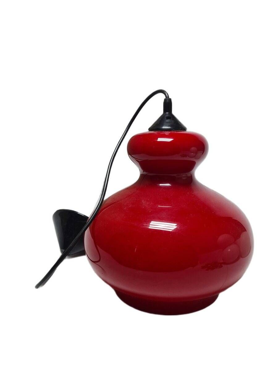 Postmodern pendant lamp by Polam Wieliczka, Poland, 1980s