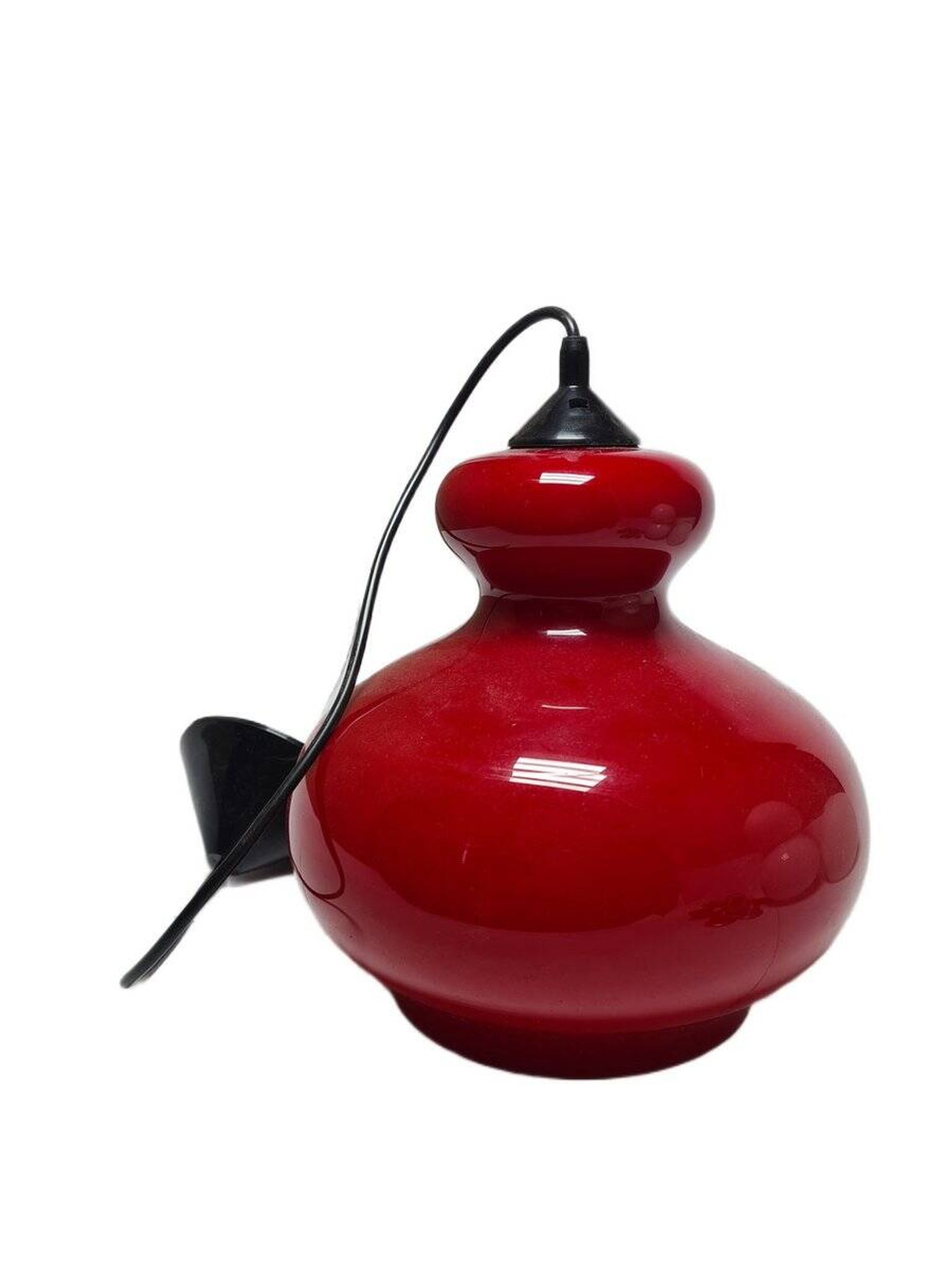 Postmodern pendant lamp by Polam Wieliczka, Poland, 1980s