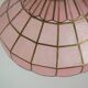 Suspension vintage en nacre rose
