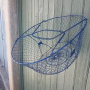 Grand panier de pêche ou récolte ancien 