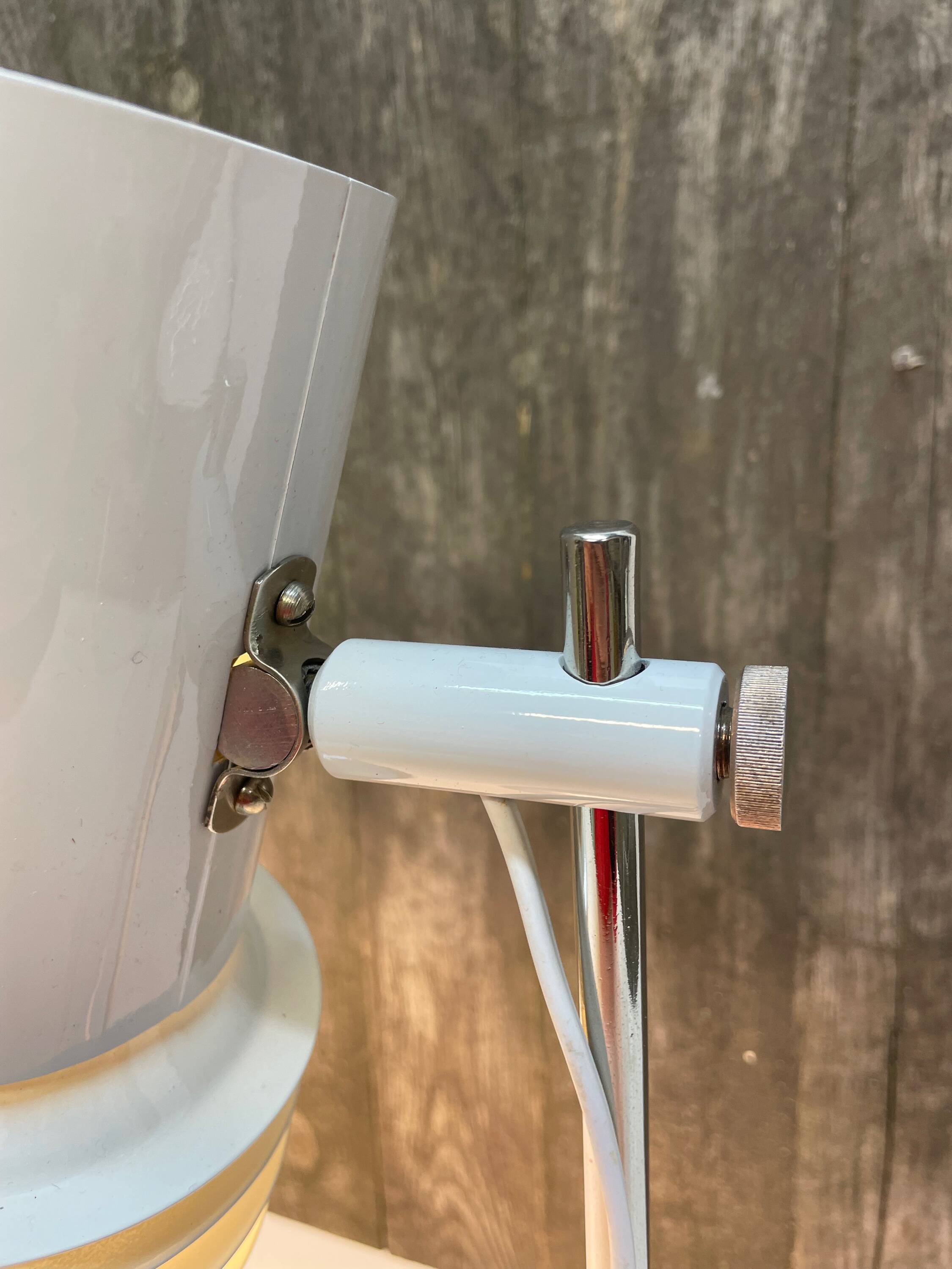 Gray MEOS desk lamp, 1970s.