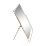 Double and beveled psyche mirror