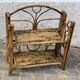 Vintage rattan shelf 1970-80