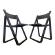 Pair of Rare Folding Chairs Dabaya, Allibert, France, 1970s