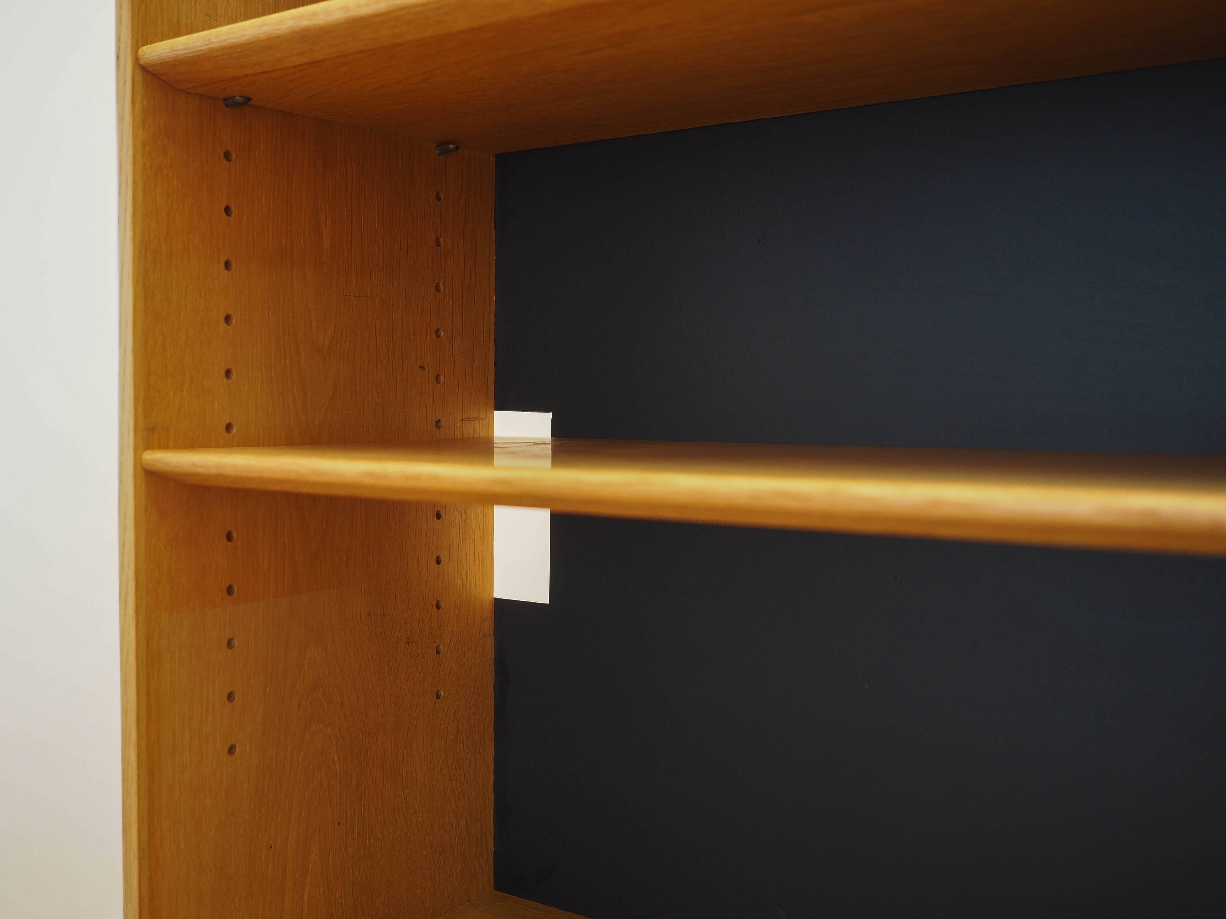 Ash bookcase, Danish design, 1960s, designer: Børge Mogensen