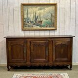 18th century Louis XV 3-door cherrywood sideboard