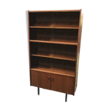 Vintage metal feet modernist showcase bookcase 1960