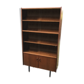 Vintage metal feet modernist showcase bookcase 1960