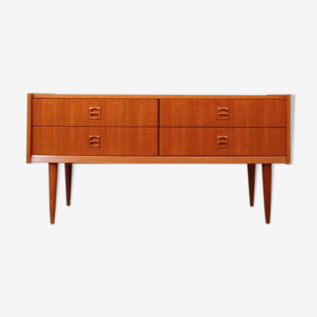 Enfilade meuble TV scandinave teck