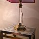 acrilic foot lamp 1950 has 70 trace on foot chrome gold pricked very well in its juice d epoque