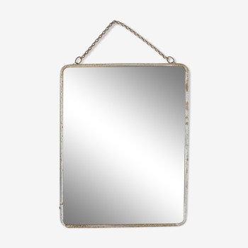 Barber mirror to hang, 21X27.5cm