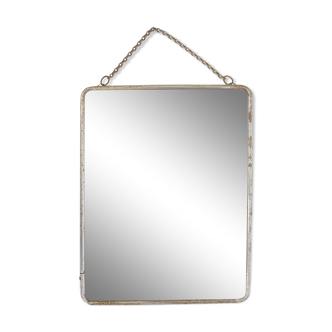 Barber mirror to hang, 21X27.5cm