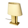 Office lamp in travertine and laiton 1970s