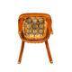 6 Upholstered wooden Mid century Dining Chairs