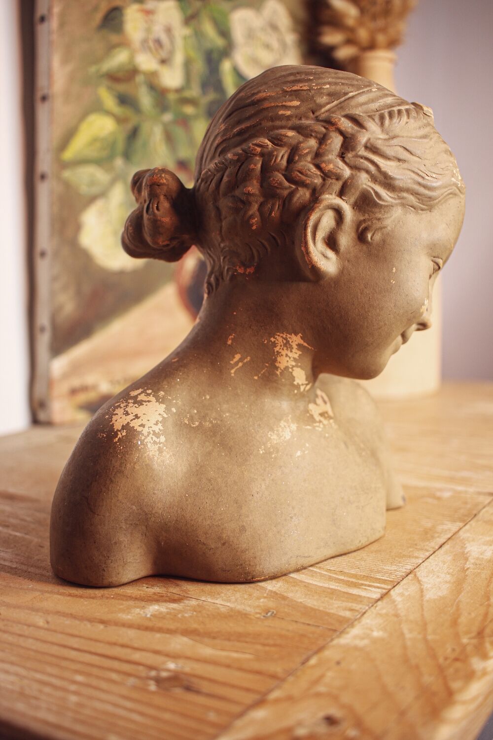 Bust "La Rieuse" after Pigalle